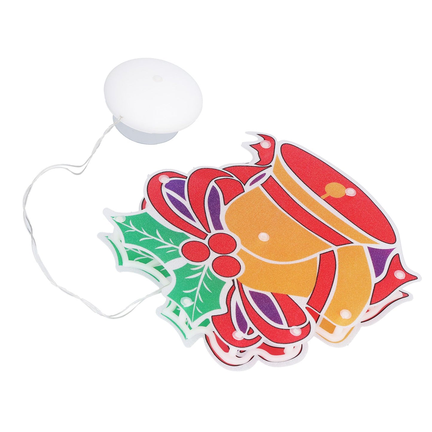 LED Christmas Decoration Lights Battery Powered Window Hanging Decor with Suction Cup for Christmas Party V1294-YM0523-3119210242211