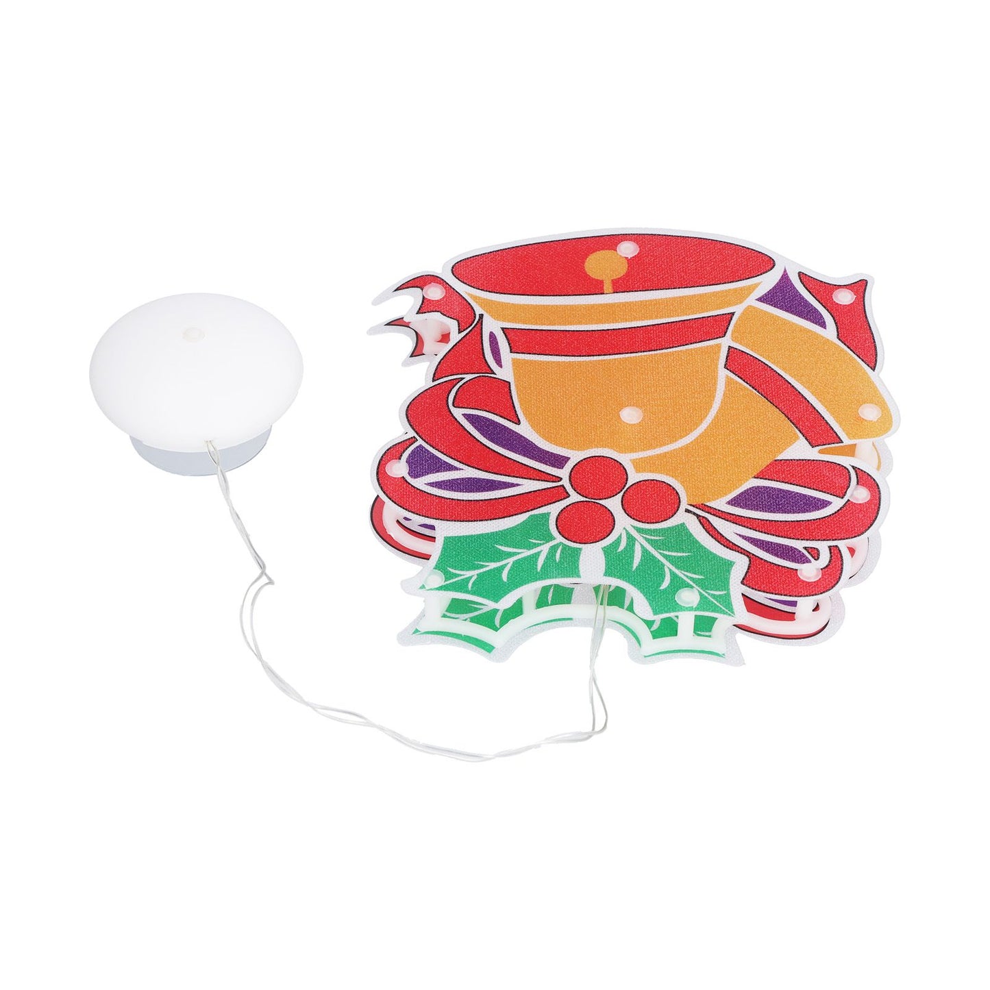 LED Christmas Decoration Lights Battery Powered Window Hanging Decor with Suction Cup for Christmas Party V1294-YM0523-3119210242211