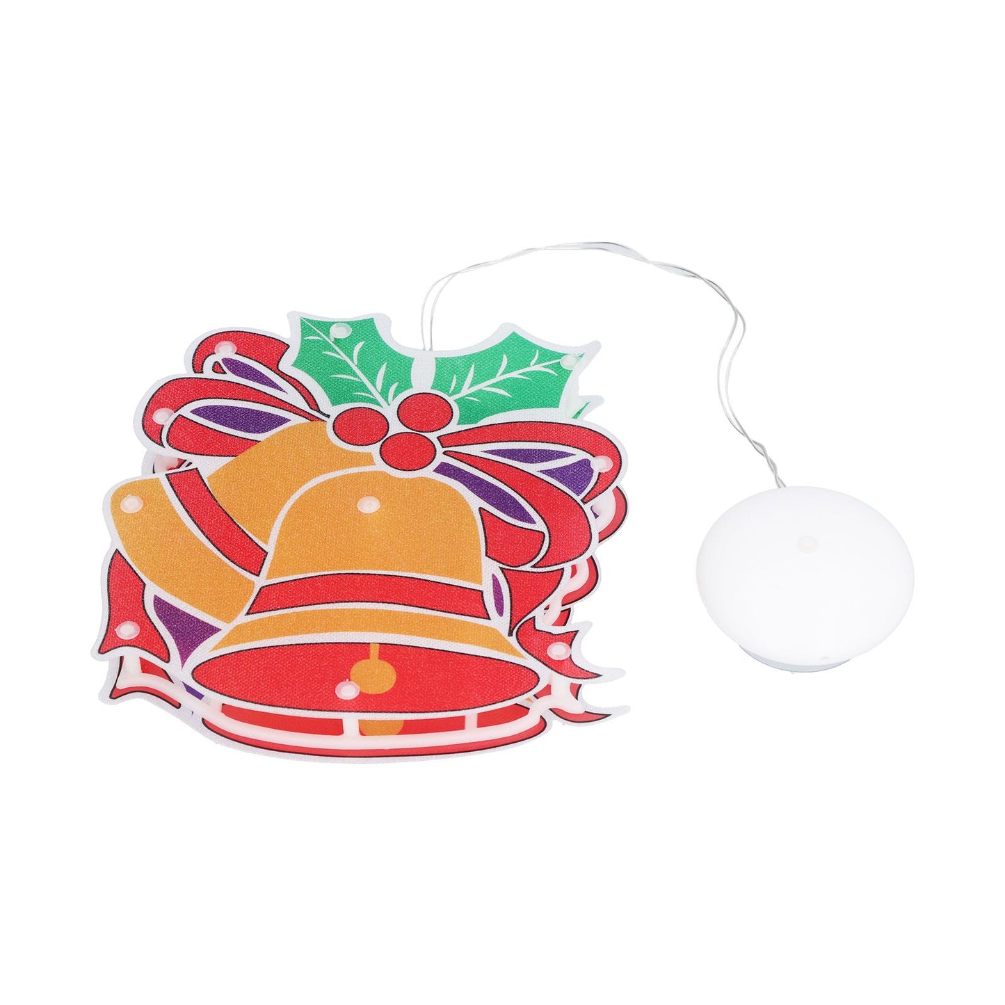 LED Christmas Decoration Lights Battery Powered Window Hanging Decor with Suction Cup for Christmas Party V1294-YM0523-3119210242211