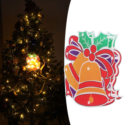LED Christmas Decoration Lights Battery Powered Window Hanging Decor with Suction Cup for Christmas Party V1294-YM0523-3119210242211