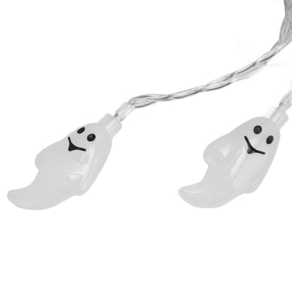 Halloween String Lights 10LED Battery Powered Decorative Ghost String Lamps for Indoor Outdoor Party V1294-YM0523-3119210243611