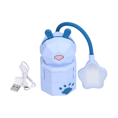 LED Desk Lamp Cartoon Desk Light USB Charging Warm White Light Easy to Operate Student Dormitory Reading V1294-YM0523-3119210244211