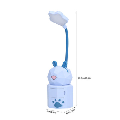 LED Desk Lamp Cartoon Desk Light USB Charging Warm White Light Easy to Operate Student Dormitory Reading V1294-YM0523-3119210244211