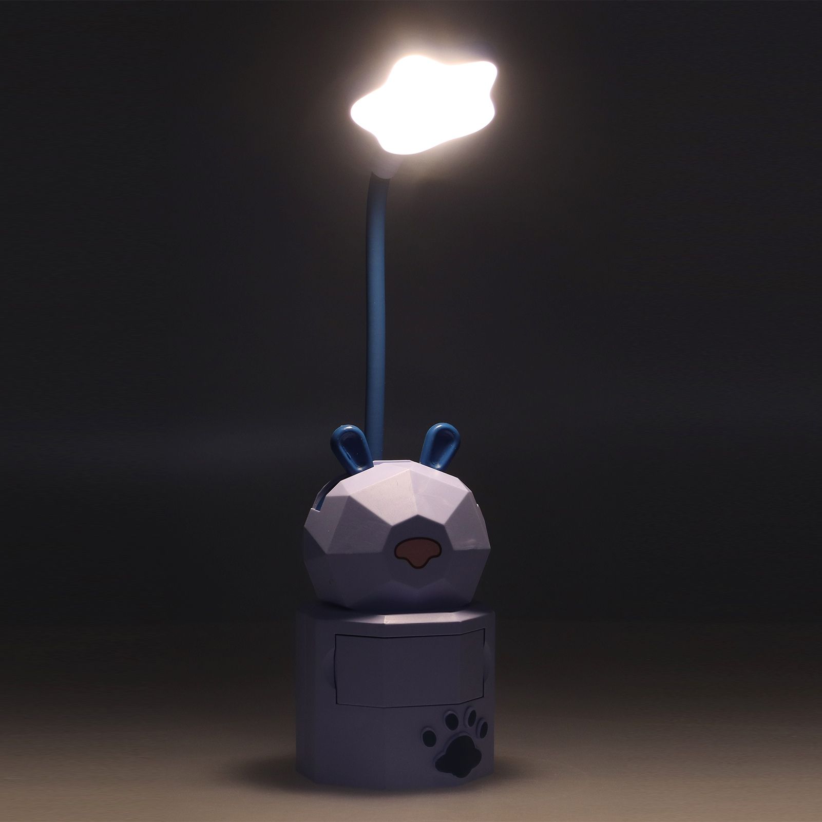 LED Desk Lamp Cartoon Desk Light USB Charging Warm White Light Easy to Operate Student Dormitory Reading V1294-YM0523-3119210244211