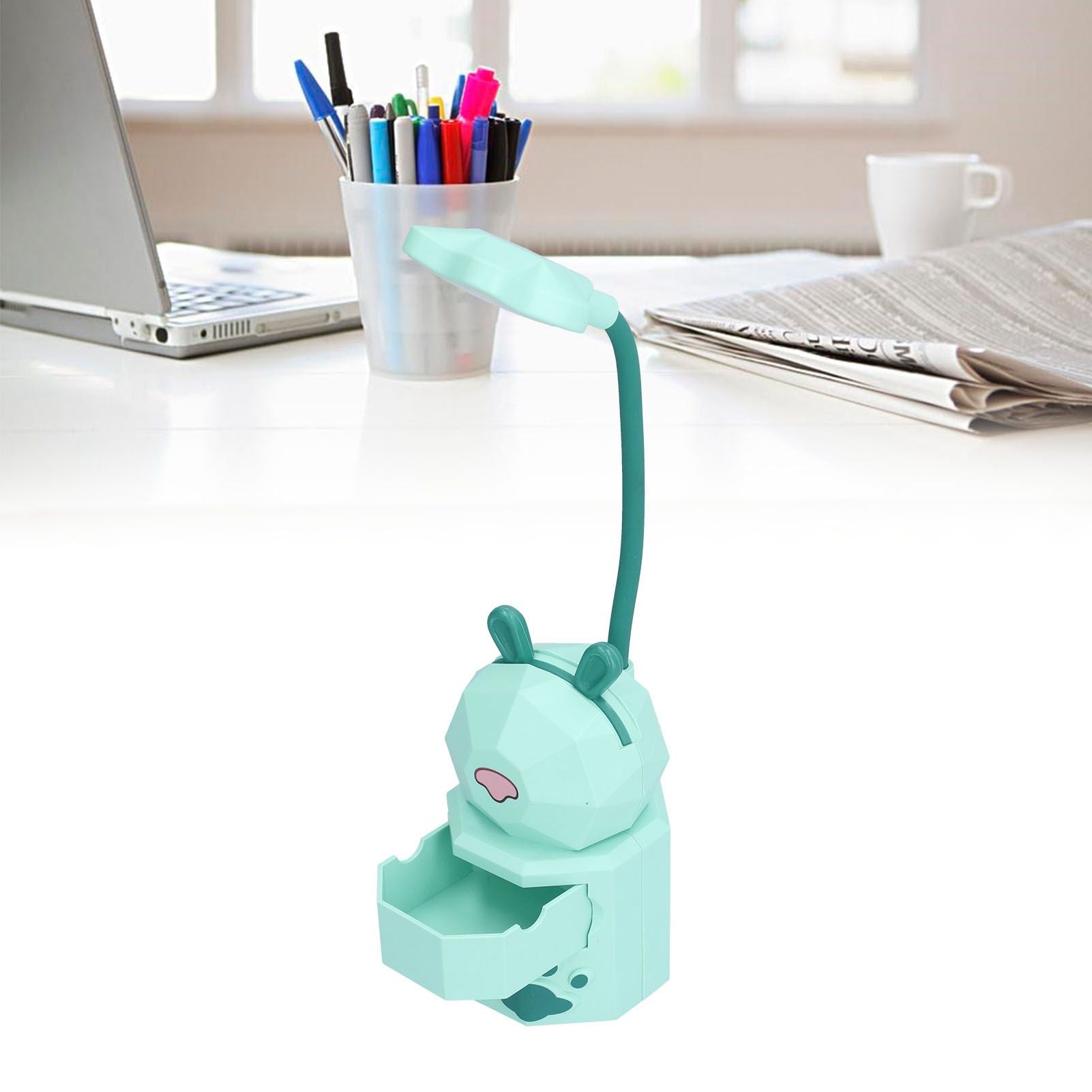 LED Desk Lamp Cartoon Desk Light USB Charging Warm White Light Easy to Operate Student Dormitory Reading V1294-YM0523-3119210244212
