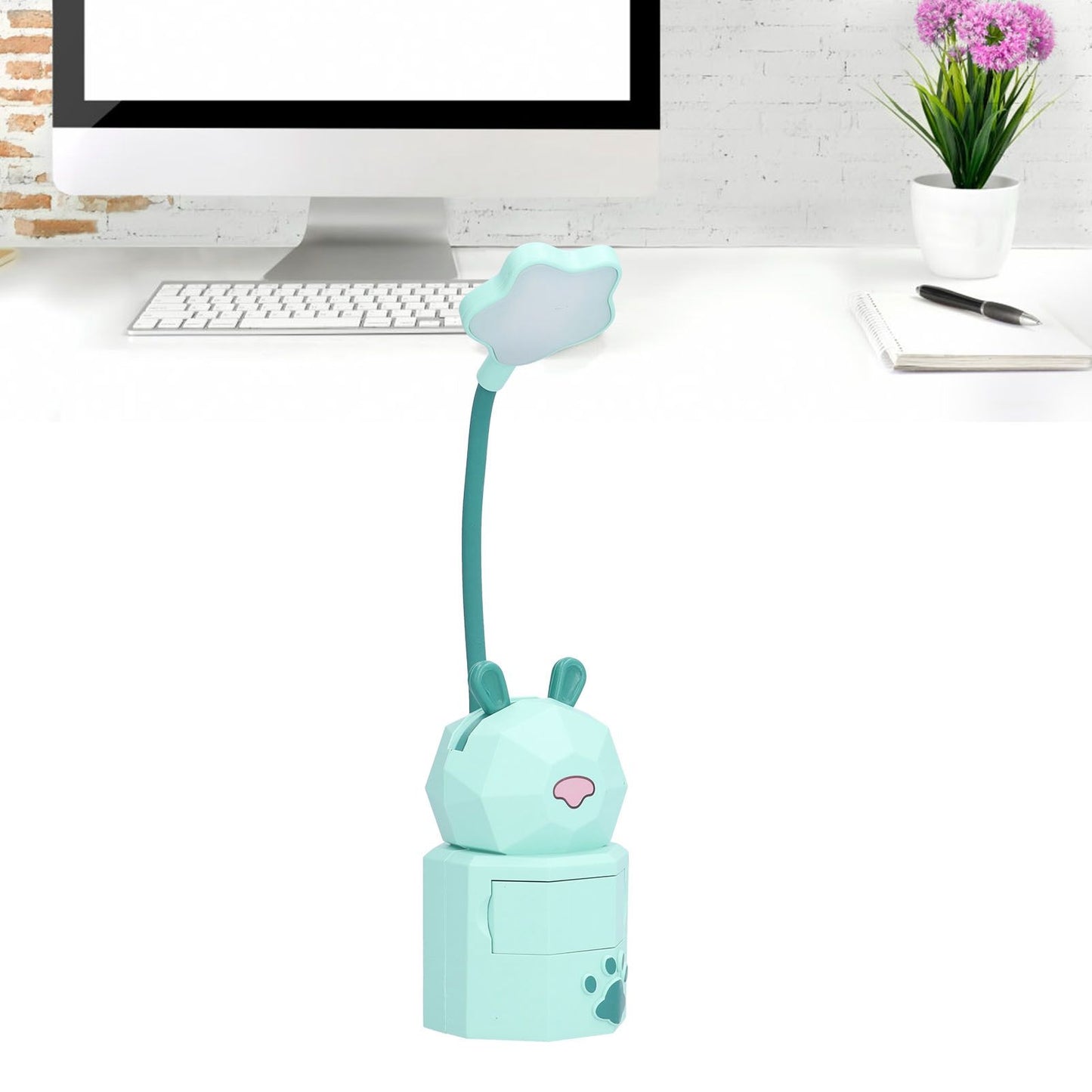 LED Desk Lamp Cartoon Desk Light USB Charging Warm White Light Easy to Operate Student Dormitory Reading V1294-YM0523-3119210244212