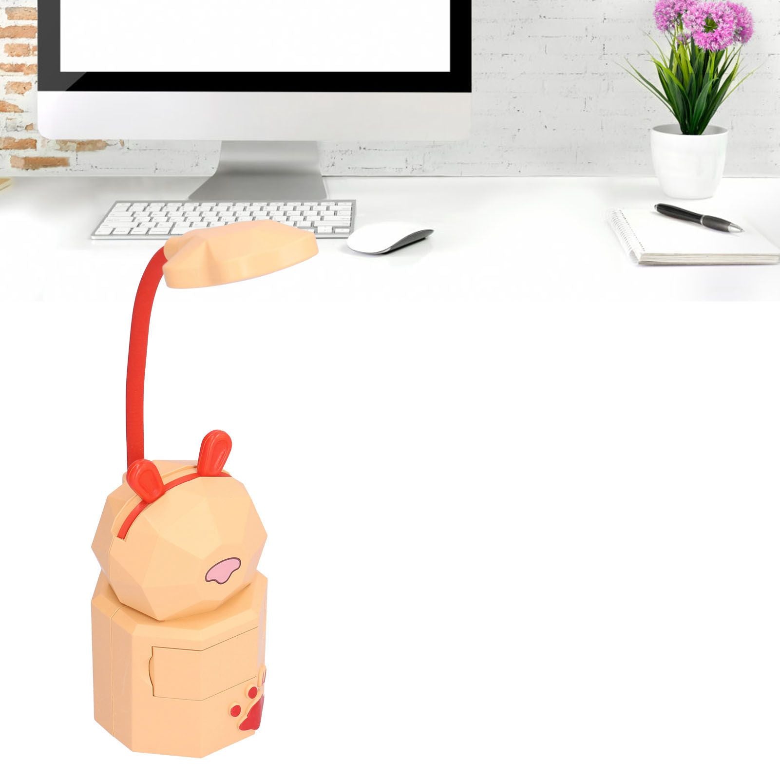 LED Desk Lamp Cartoon Desk Light USB Charging Warm White Light Easy to Operate Student Dormitory Reading V1294-YM0523-3119210244213