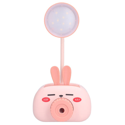 LED Folding Desk Lamp Cartoon Animal Multifunction Table Lamp Pen Holder Pencil Sharpener for Home OfficePink V1294-YM0523-3119210244313