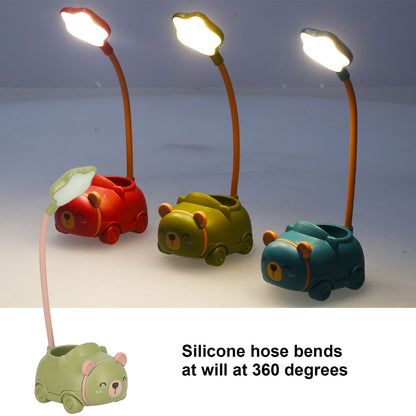 LED Desk Lamp Foldable 360 degrees Adjustment Eye Protection Reading Charging Table LampGreen V1294-YM0523-3119210245512