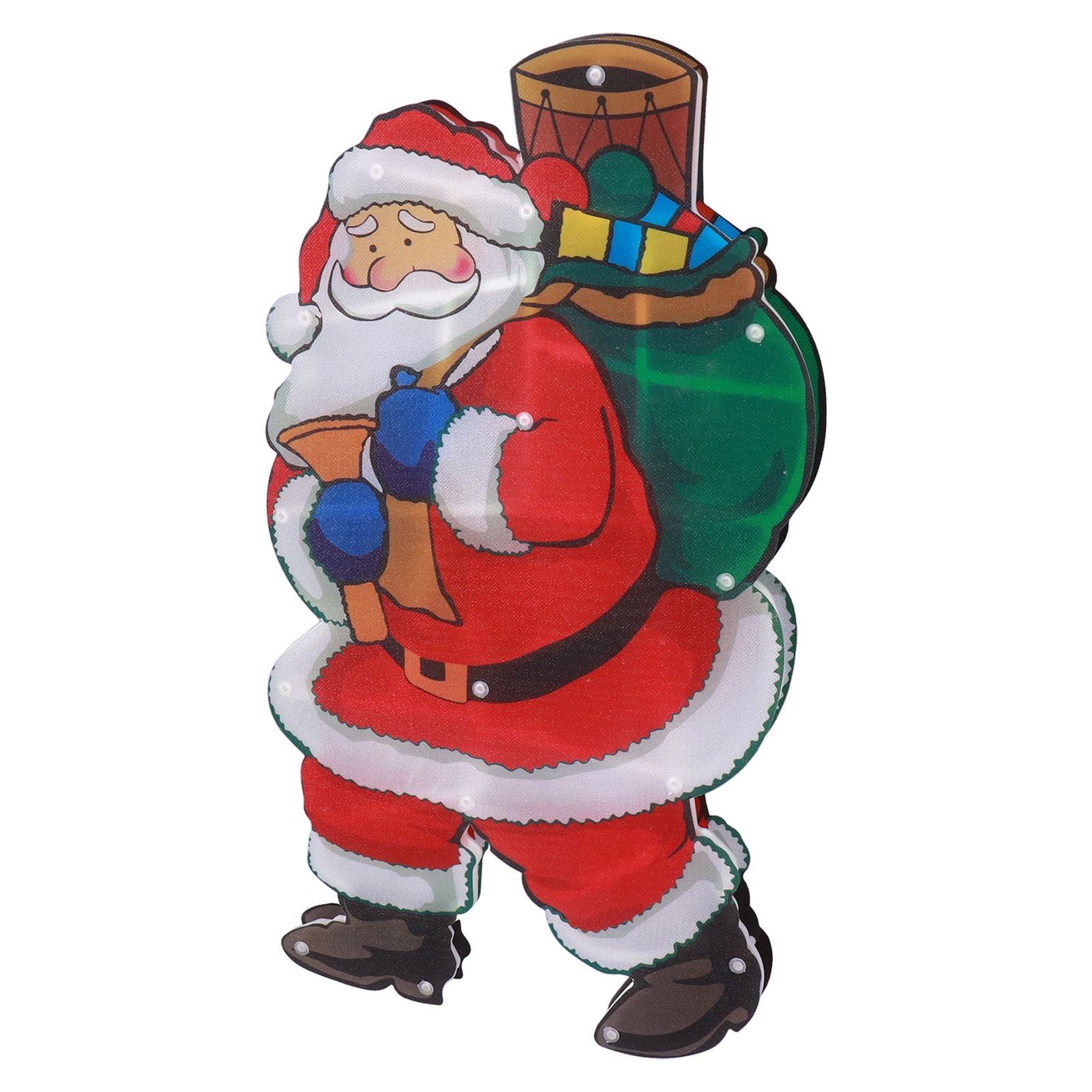 LED Santa Decoration Lights Window Battery Powered LED Christmas Cup Pendant Lights with Suction Cup V1294-YM0523-3119210246811