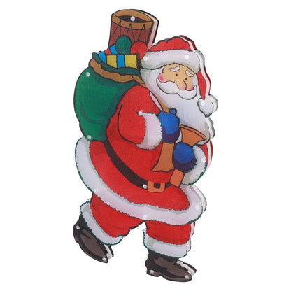 LED Santa Decoration Lights Window Battery Powered LED Christmas Cup Pendant Lights with Suction Cup V1294-YM0523-3119210246811