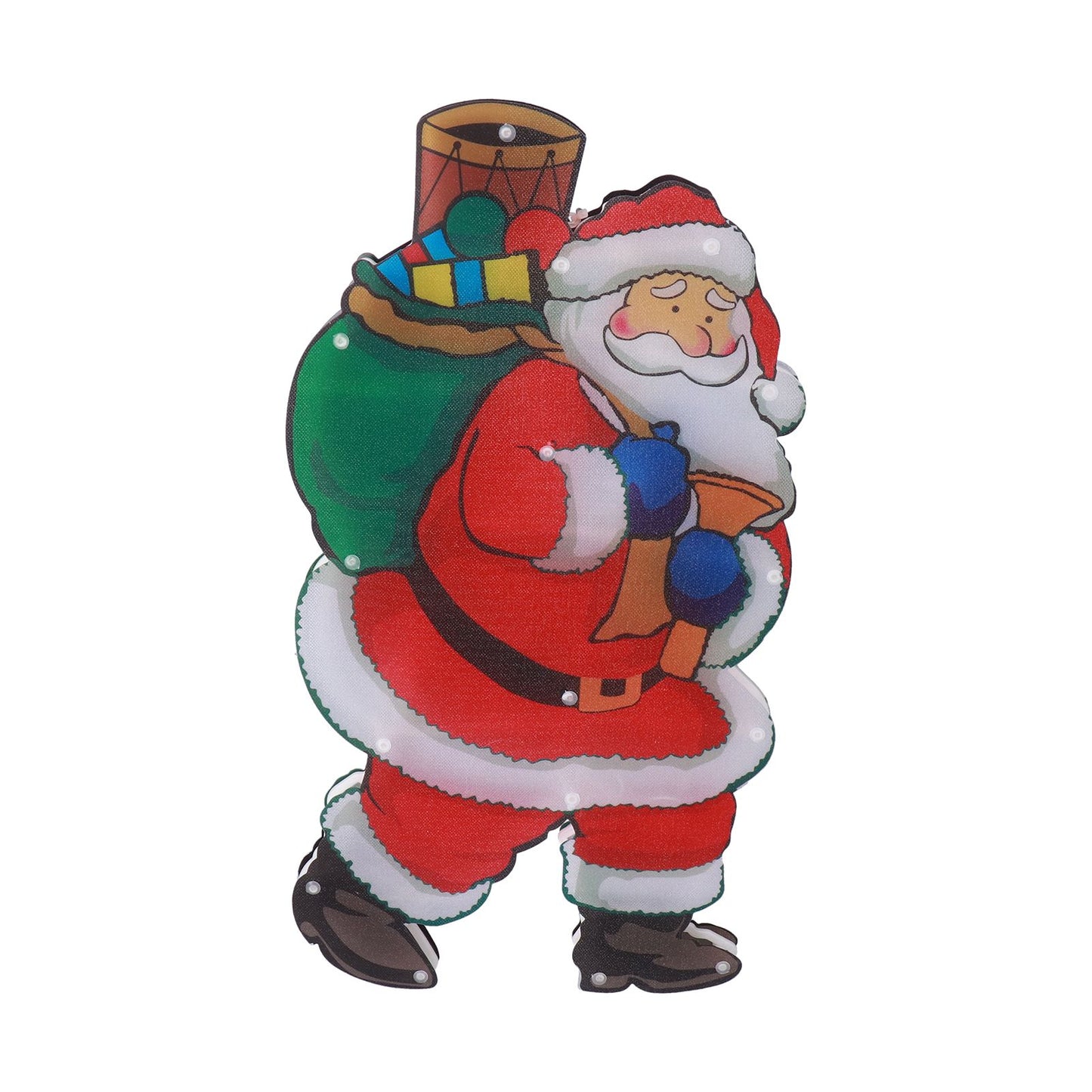 LED Santa Decoration Lights Window Battery Powered LED Christmas Cup Pendant Lights with Suction Cup V1294-YM0523-3119210246811