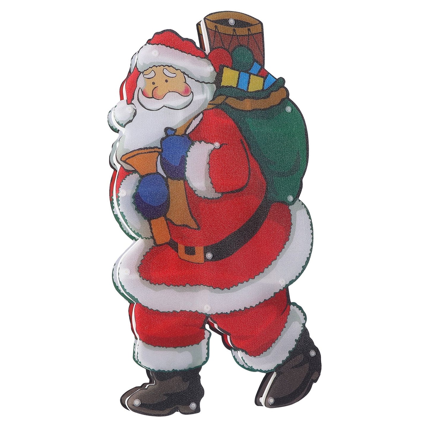 LED Santa Decoration Lights Window Battery Powered LED Christmas Cup Pendant Lights with Suction Cup V1294-YM0523-3119210246811