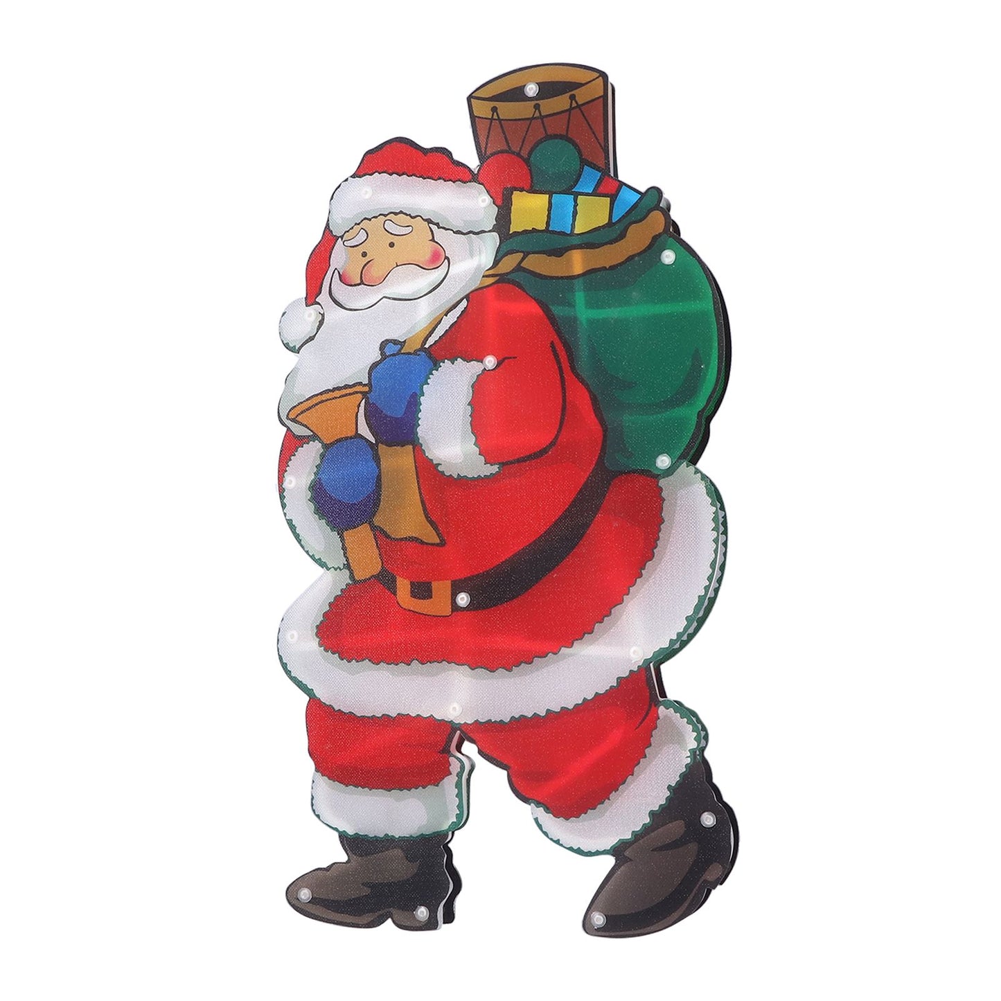 LED Santa Decoration Lights Window Battery Powered LED Christmas Cup Pendant Lights with Suction Cup V1294-YM0523-3119210246811