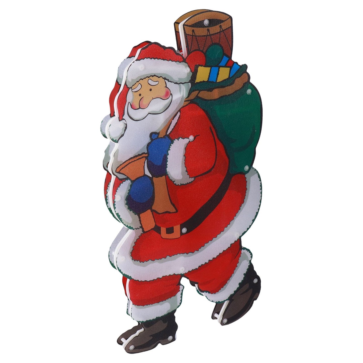 LED Santa Decoration Lights Window Battery Powered LED Christmas Cup Pendant Lights with Suction Cup V1294-YM0523-3119210246811