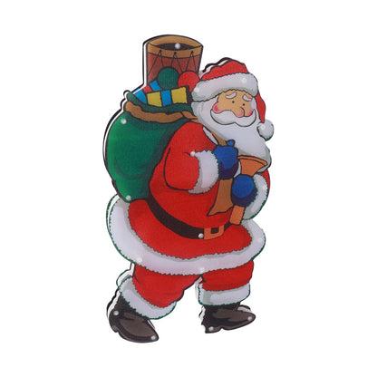 LED Santa Decoration Lights Window Battery Powered LED Christmas Cup Pendant Lights with Suction Cup V1294-YM0523-3119210246811