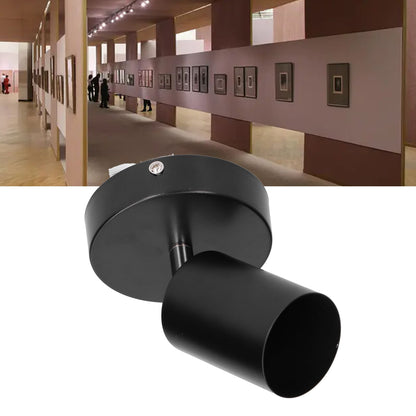 GU10 Spotlight Base Single Head Wrought Iron Adjustable Track Light Holder for Bedroom Shopping Mall V1294-YM0523-3119210250711