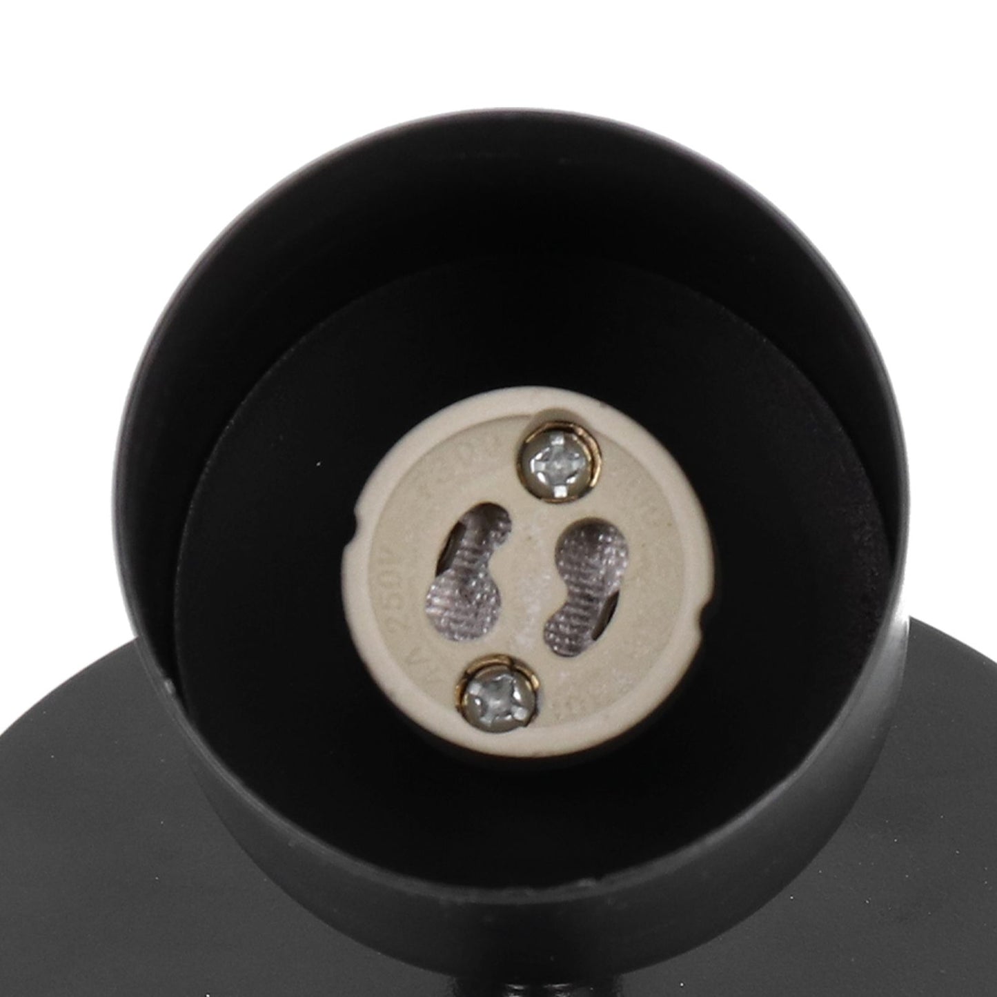 GU10 Spotlight Base Single Head Wrought Iron Adjustable Track Light Holder for Bedroom Shopping Mall V1294-YM0523-3119210250711
