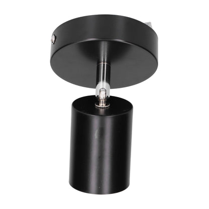 GU10 Spotlight Base Single Head Wrought Iron Adjustable Track Light Holder for Bedroom Shopping Mall V1294-YM0523-3119210250711
