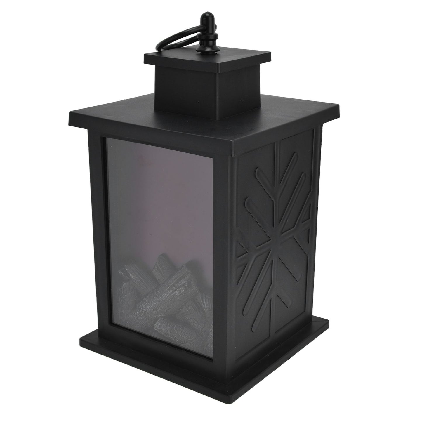 Fireplace Lantern LED Portable Hanging Handle Simulation Decoration Survival Kit Warm Light V1294-YM0523-3119210254711