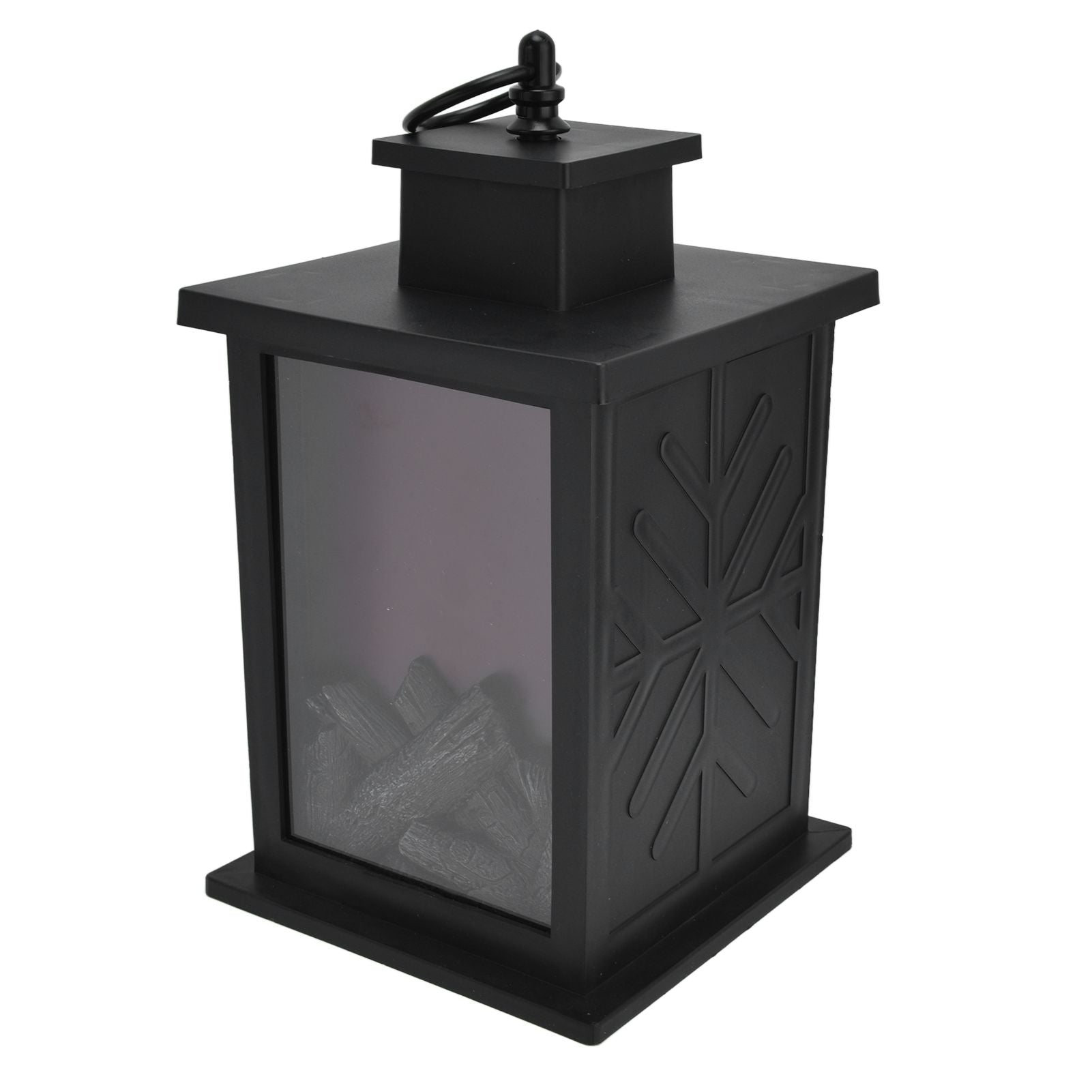 Fireplace Lantern LED Portable Hanging Handle Simulation Decoration Survival Kit Warm Light V1294-YM0523-3119210254711