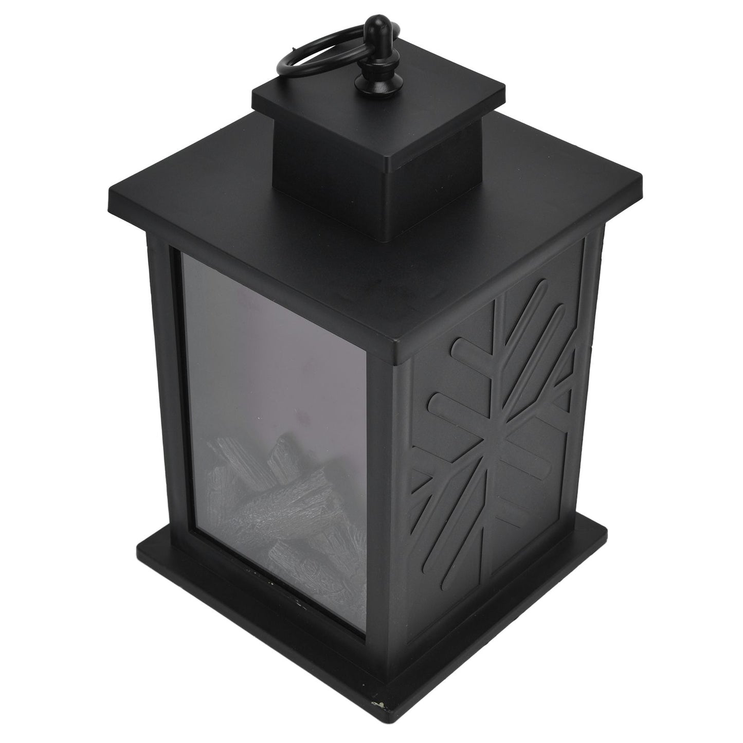 Fireplace Lantern LED Portable Hanging Handle Simulation Decoration Survival Kit Warm Light V1294-YM0523-3119210254711
