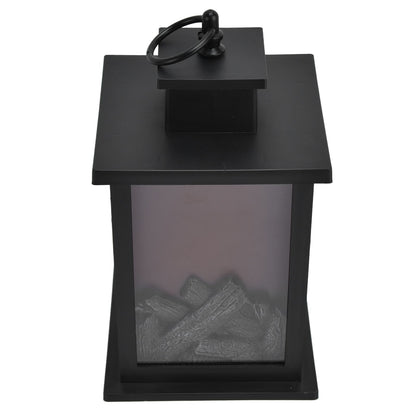 Fireplace Lantern LED Portable Hanging Handle Simulation Decoration Survival Kit Warm Light V1294-YM0523-3119210254711