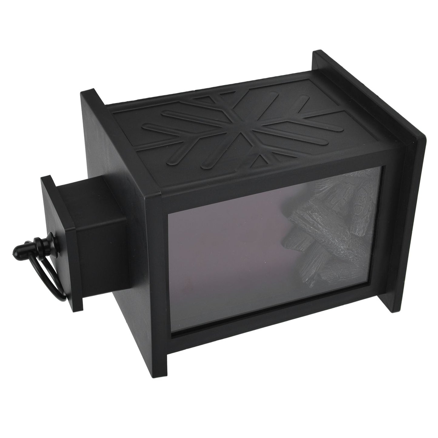 Fireplace Lantern LED Portable Hanging Handle Simulation Decoration Survival Kit Warm Light V1294-YM0523-3119210254711