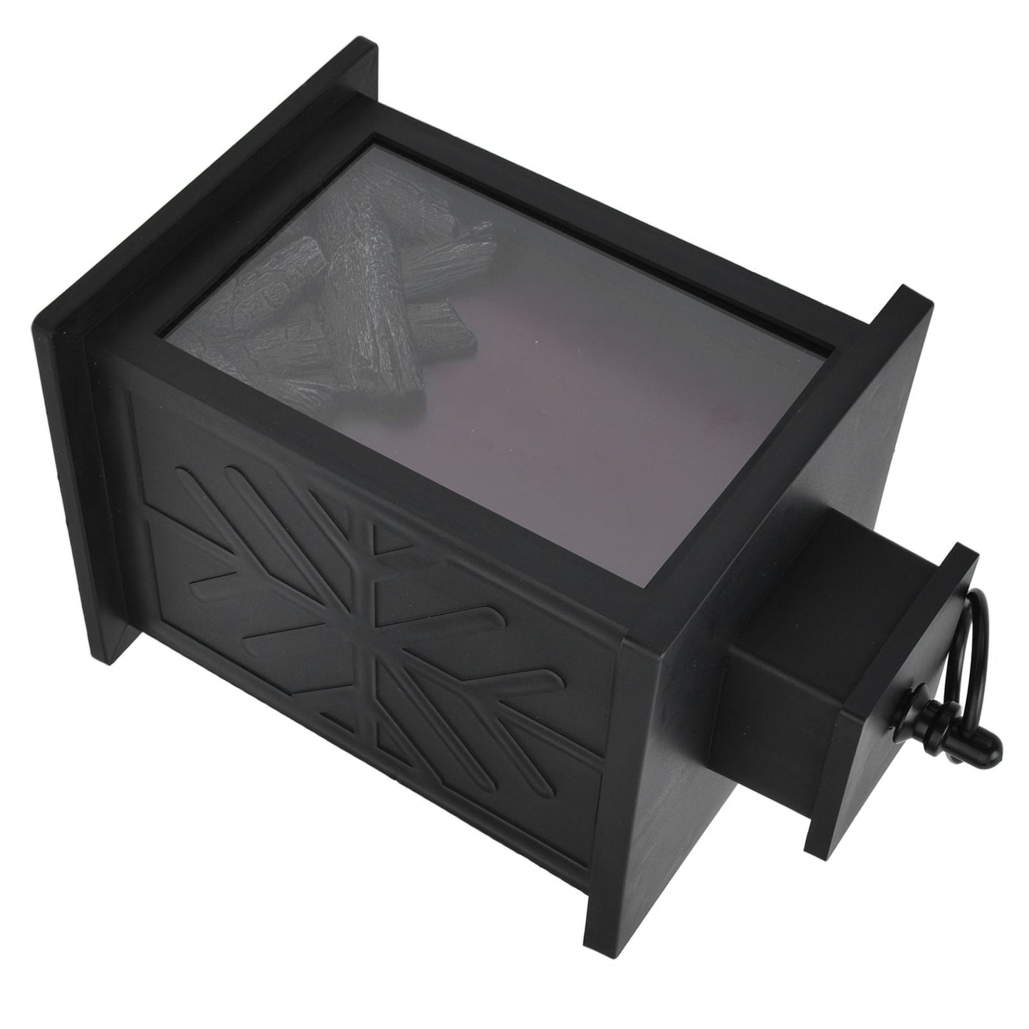 Fireplace Lantern LED Portable Hanging Handle Simulation Decoration Survival Kit Warm Light V1294-YM0523-3119210254711