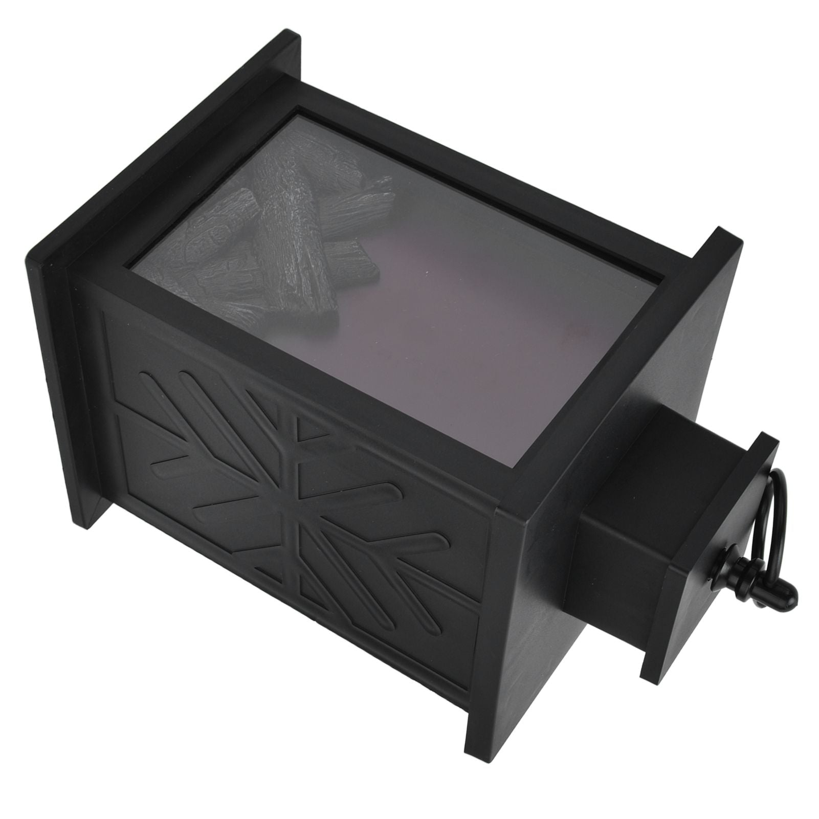Fireplace Lantern LED Portable Hanging Handle Simulation Decoration Survival Kit Warm Light V1294-YM0523-3119210254711