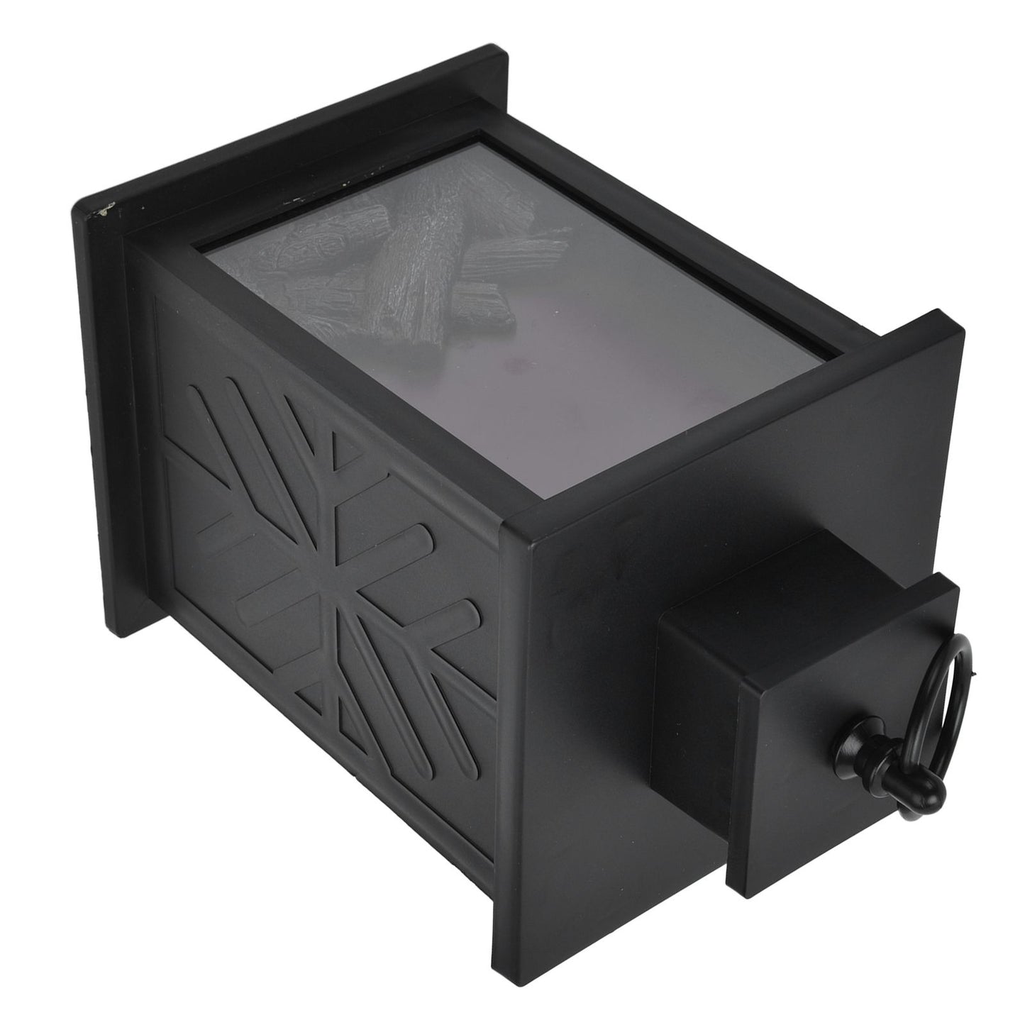 Fireplace Lantern LED Portable Hanging Handle Simulation Decoration Survival Kit Warm Light V1294-YM0523-3119210254711