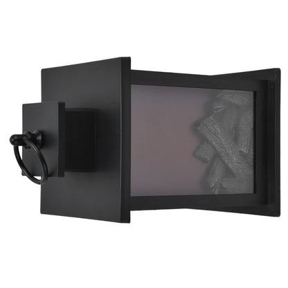 Fireplace Lantern LED Portable Hanging Handle Simulation Decoration Survival Kit Warm Light V1294-YM0523-3119210254711