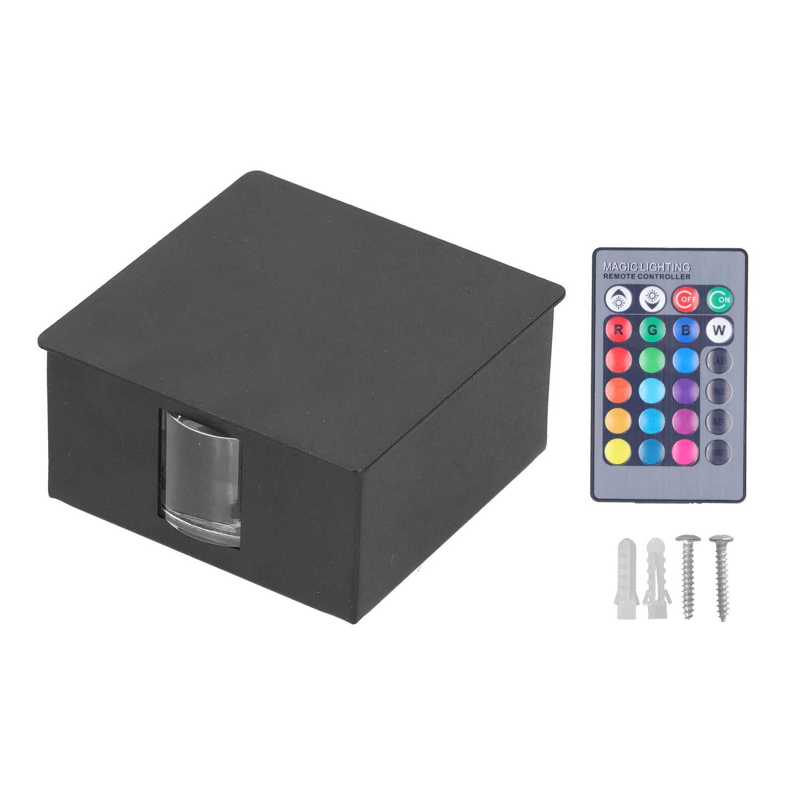 RGB Remote Control Wall Lamp 3W LED Modern Decorative Light for Living Room Hotel Villa KTV V1294-YM0523-3119210255611