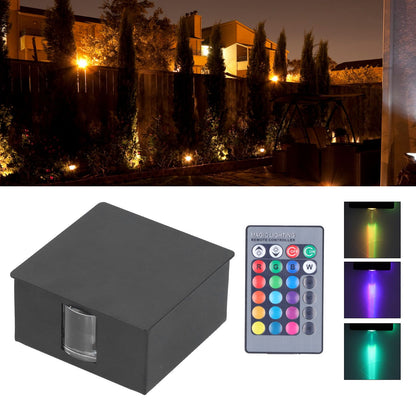 RGB Remote Control Wall Lamp 3W LED Modern Decorative Light for Living Room Hotel Villa KTV V1294-YM0523-3119210255611