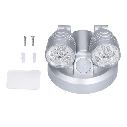 Adjustable Sensor Light Double Head Infrared Induction Motion Sensor Lamp LED Night Light V1294-YM0523-3119210255811