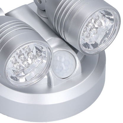 Adjustable Sensor Light Double Head Infrared Induction Motion Sensor Lamp LED Night Light V1294-YM0523-3119210255811