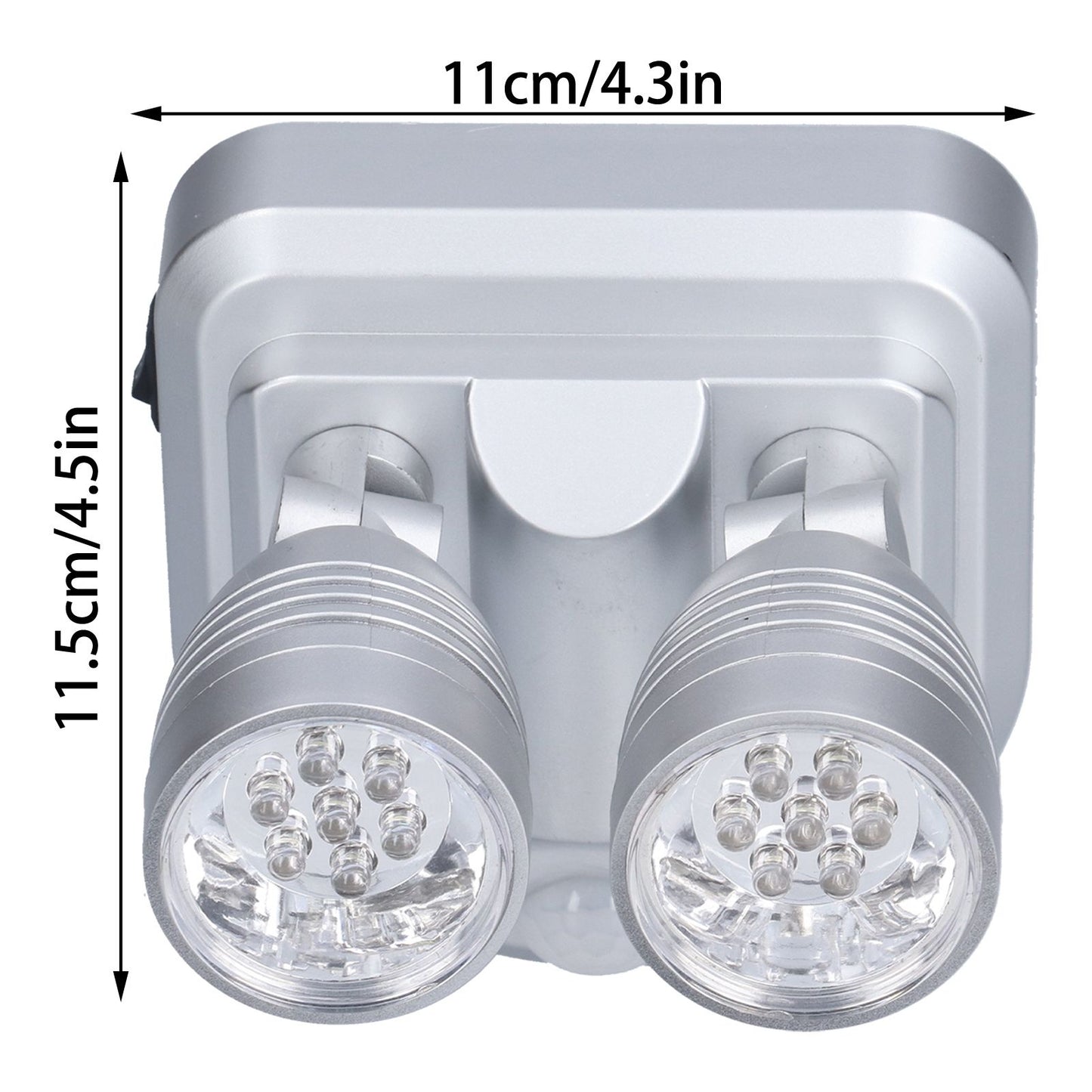 Adjustable Sensor Light Double Head Infrared Induction Motion Sensor Lamp LED Night Light V1294-YM0523-3119210255811