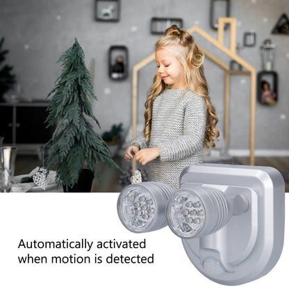 Adjustable Sensor Light Double Head Infrared Induction Motion Sensor Lamp LED Night Light V1294-YM0523-3119210255811