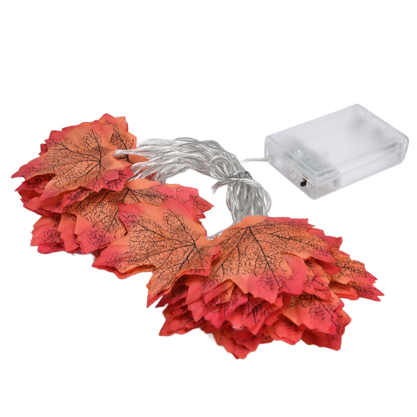 Maple Leaves String Lights LED Fall Lighted Garland Thanksgiving Decorations 9.8ft Warm Light V1294-YM0523-3119210256211