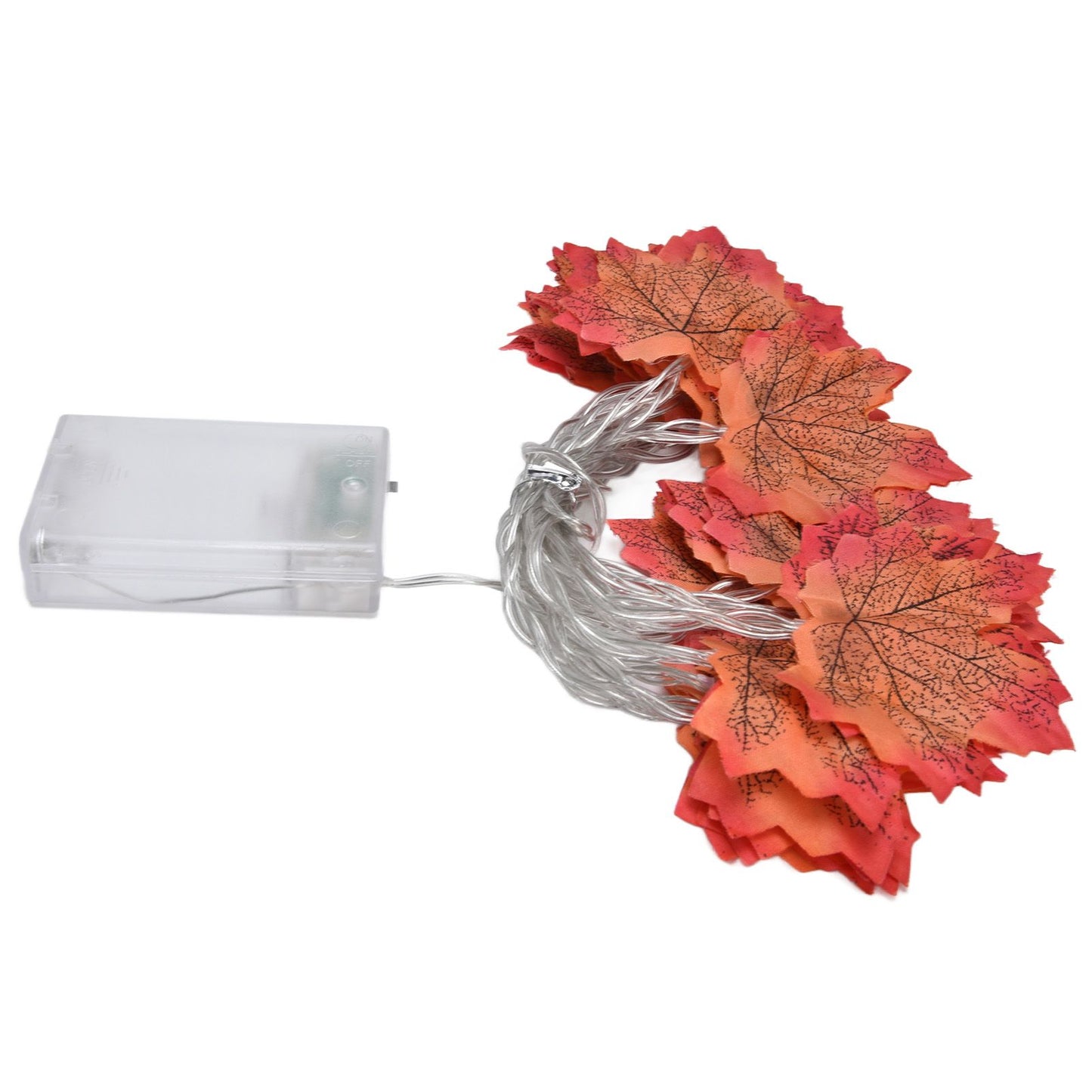 Maple Leaves String Lights LED Fall Lighted Garland Thanksgiving Decorations 9.8ft Warm Light V1294-YM0523-3119210256211