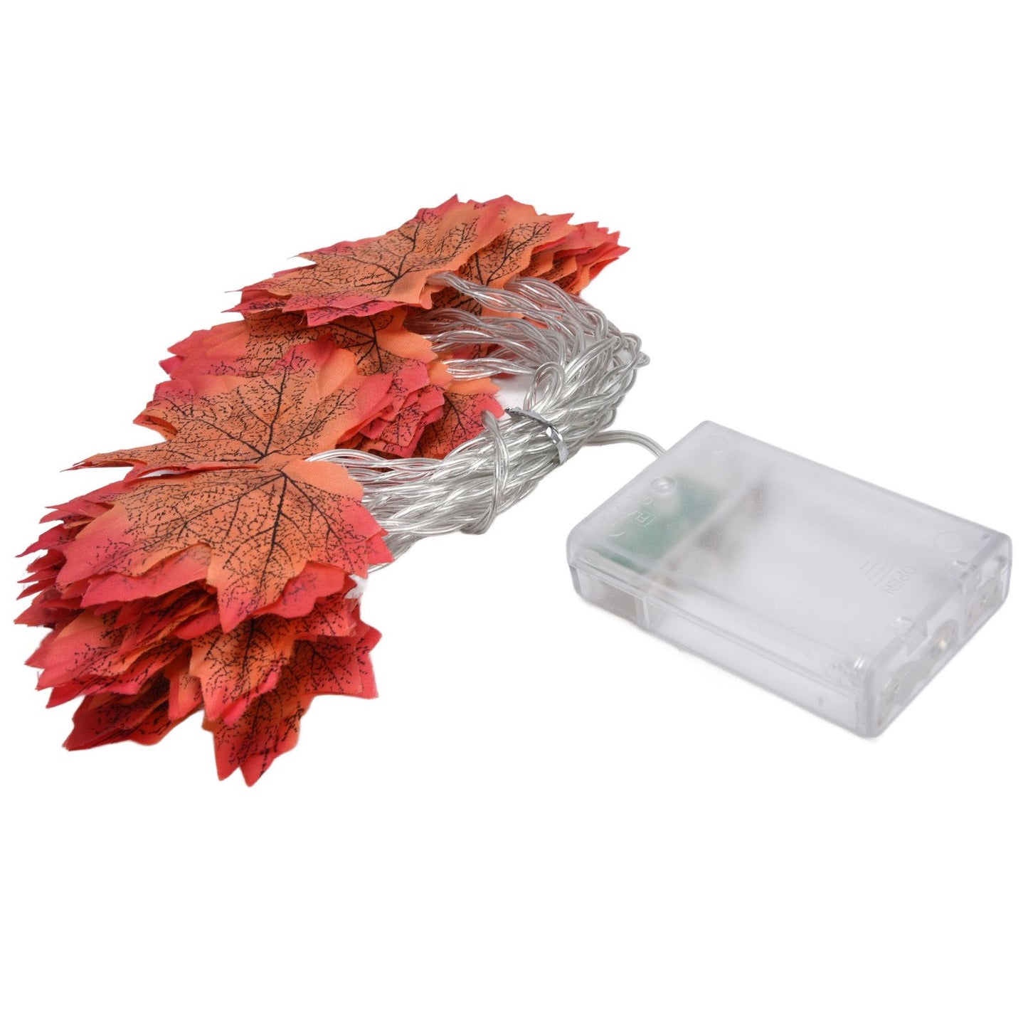 Maple Leaves String Lights LED Fall Lighted Garland Thanksgiving Decorations 9.8ft Warm Light V1294-YM0523-3119210256211