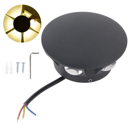 LED Wall Light Mini Mushroom Interior Aluminum 6 Sided Luminous Decorative Wall Lamp for Home Hotel Halls V1294-YM0523-3119210256311