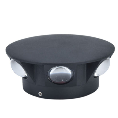 LED Wall Light Mini Mushroom Interior Aluminum 6 Sided Luminous Decorative Wall Lamp for Home Hotel Halls V1294-YM0523-3119210256311