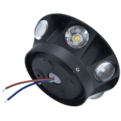 LED Wall Light Mini Mushroom Interior Aluminum 6 Sided Luminous Decorative Wall Lamp for Home Hotel Halls V1294-YM0523-3119210256311