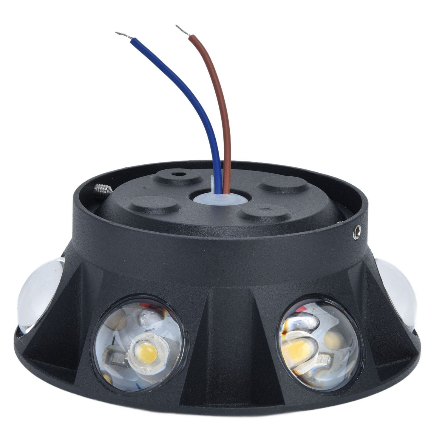 LED Wall Light Mini Mushroom Interior Aluminum 6 Sided Luminous Decorative Wall Lamp for Home Hotel Halls V1294-YM0523-3119210256311