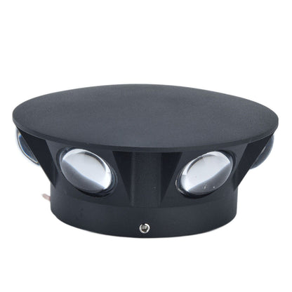 LED Wall Light Mini Mushroom Interior Aluminum 6 Sided Luminous Decorative Wall Lamp for Home Hotel Halls V1294-YM0523-3119210256311