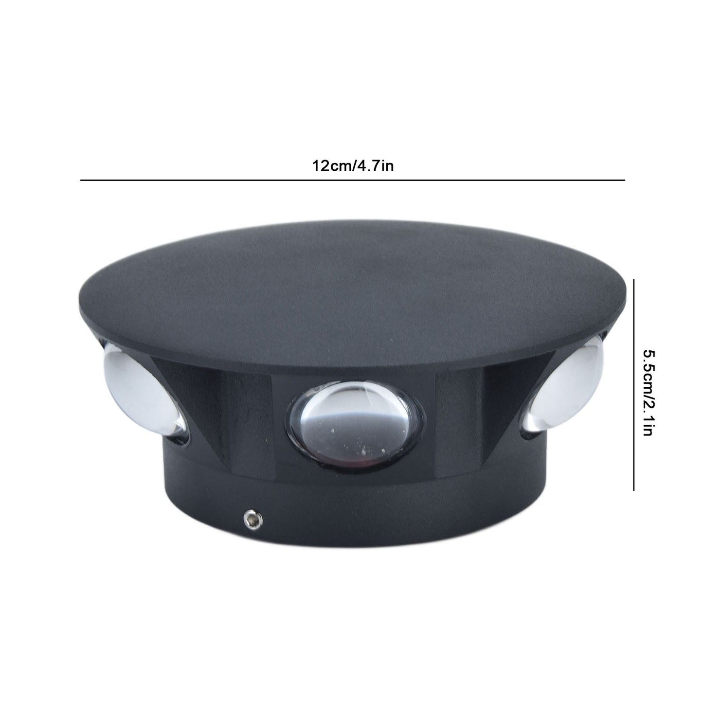 LED Wall Light Mini Mushroom Interior Aluminum 6 Sided Luminous Decorative Wall Lamp for Home Hotel Halls V1294-YM0523-3119210256311