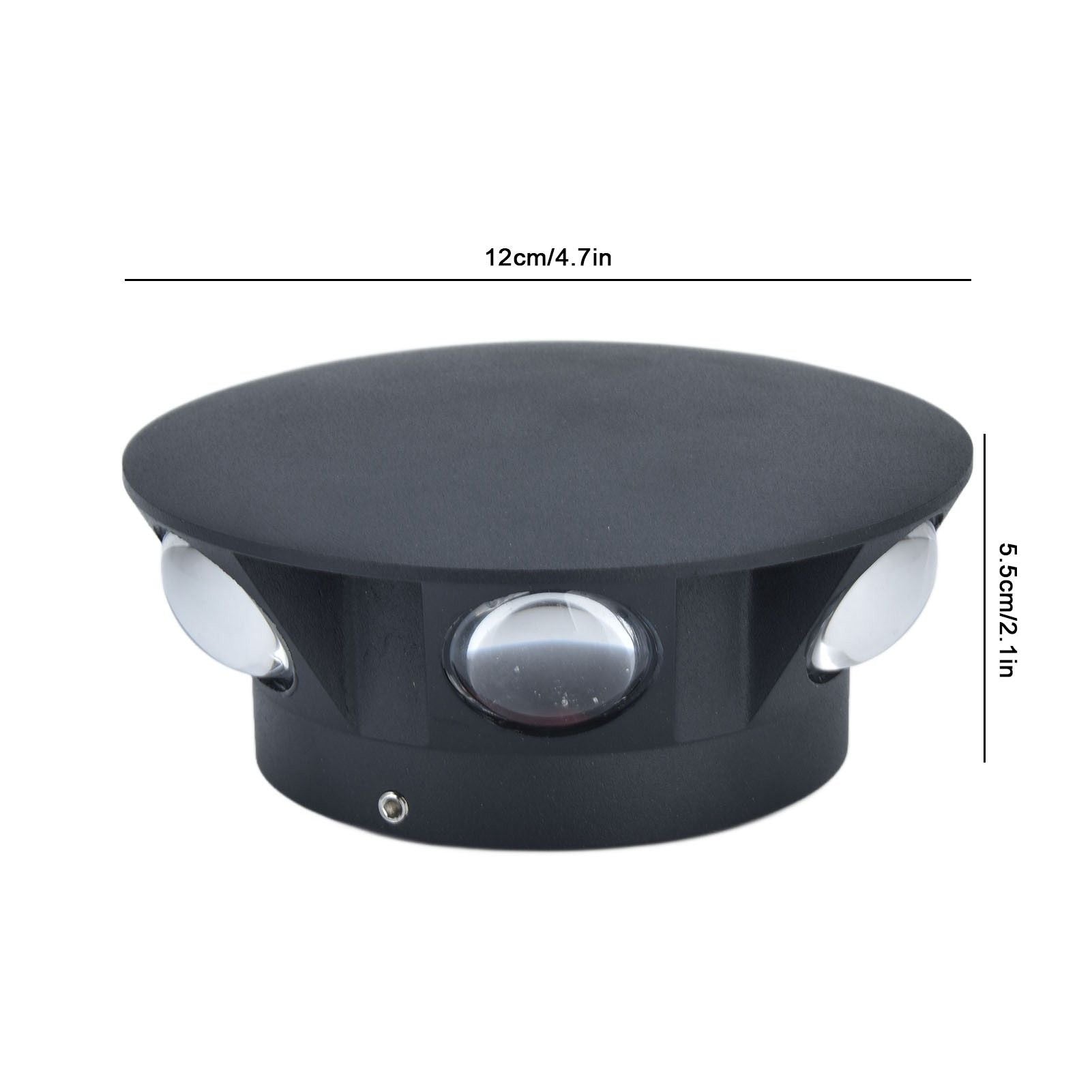LED Wall Light Mini Mushroom Interior Aluminum 6 Sided Luminous Decorative Wall Lamp for Home Hotel Halls V1294-YM0523-3119210256311