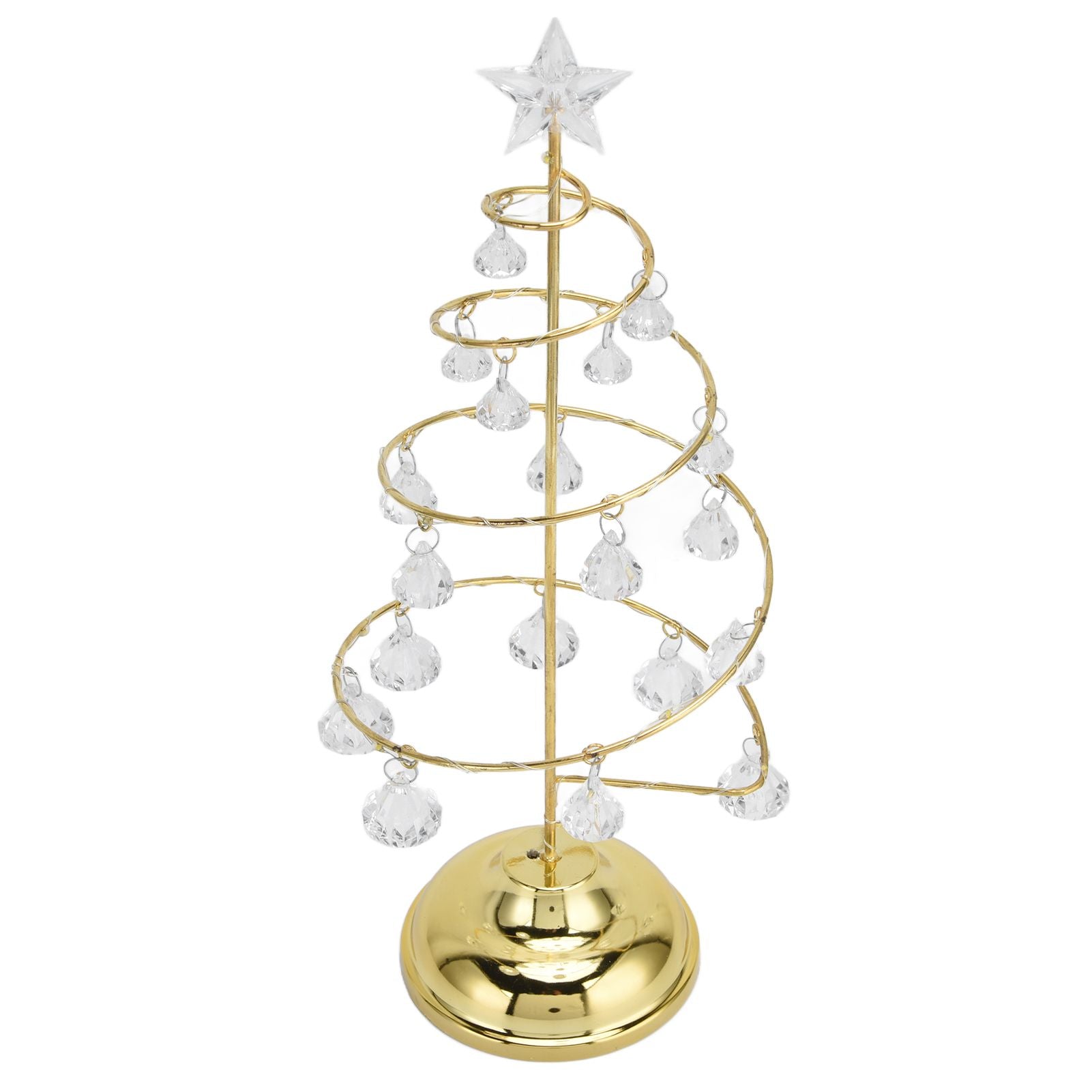Christmas Tree Crystal Table Light LED Christmas Tree Table Lamp for Bedroom Bathroom Stair Warm Gold V1294-YM0523-3119210256611