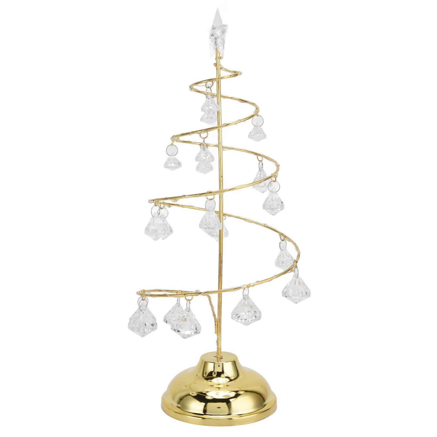 Christmas Tree Crystal Table Light LED Christmas Tree Table Lamp for Bedroom Bathroom Stair Warm Gold V1294-YM0523-3119210256611